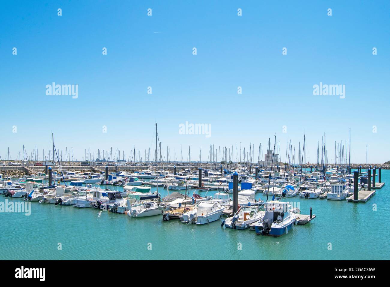 Porto di pesca di Rota, Cadice, Andalusia, Spagna Foto Stock