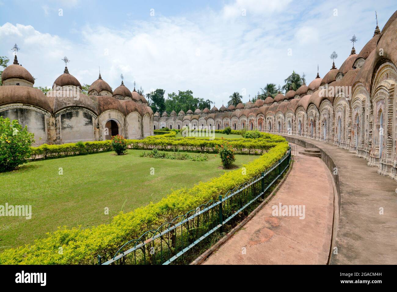 immagine del 108 shiva tempio kalna bardhaman bengala occidentale Foto Stock