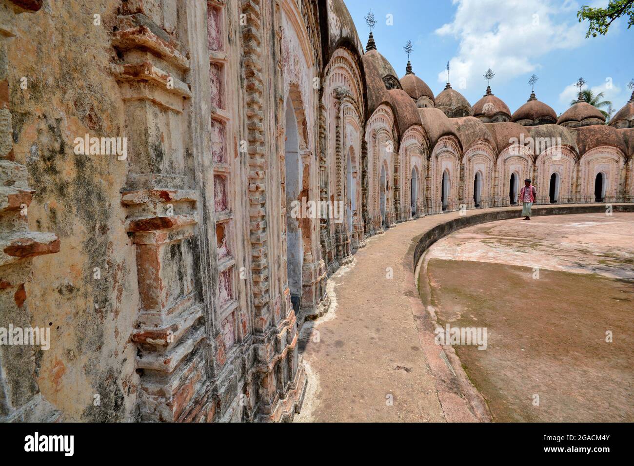 immagine del 108 shiva tempio kalna bardhaman bengala occidentale Foto Stock