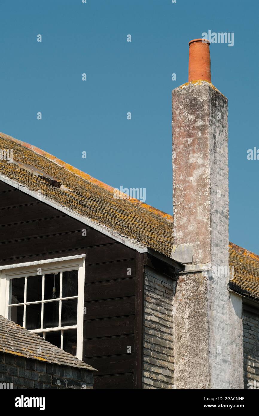 Dettagli cottage tradizionali a St Ives in Cornovaglia, Regno Unito. Foto Stock