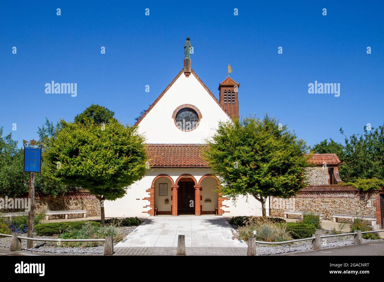 WALSINGHAM, REGNO UNITO - 09 agosto 2016: Il Santuario Anglicano di nostra Signora di Walsingham, Regno Unito Foto Stock