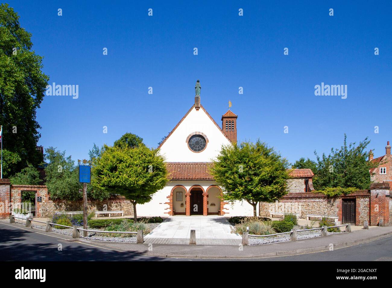WALSINGHAM, REGNO UNITO - 09 agosto 2016: Il Santuario Anglicano di nostra Signora di Walsingham, Regno Unito Foto Stock
