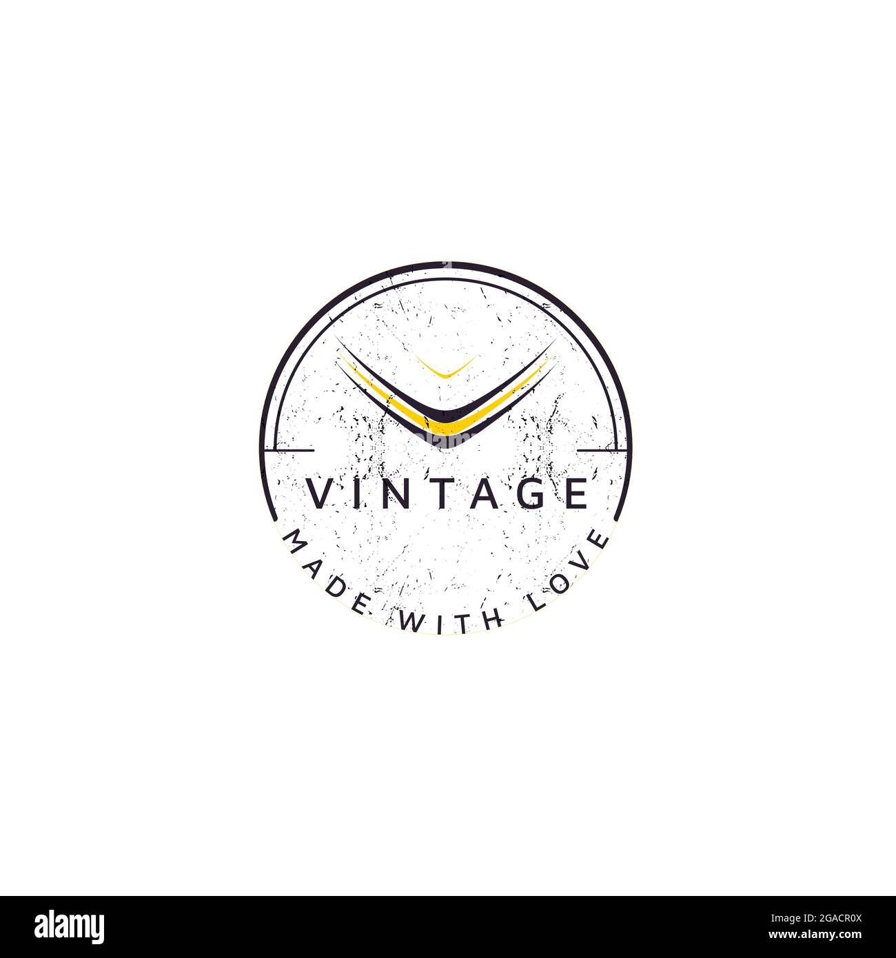 Logo V di lusso Illustrazione Vettoriale