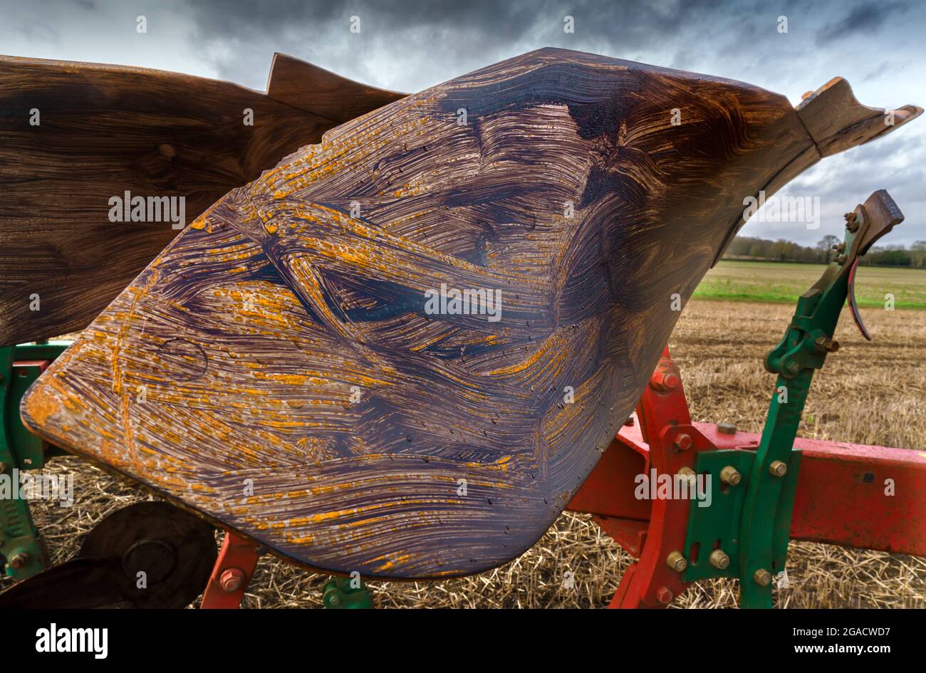 Campo agricolo nel Chiltern Hills Oxfordshire Inghilterra UK Foto Stock