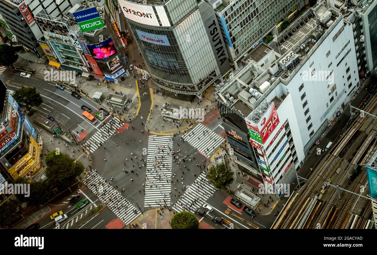 Le attrazioni di Tokyo Giappone durante i Giochi Olimpici del 2021 Foto Stock