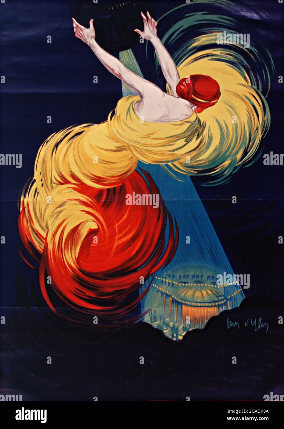 Illustrazione di Jean d'Ylen - Danse de Moscou - 1920 Foto Stock