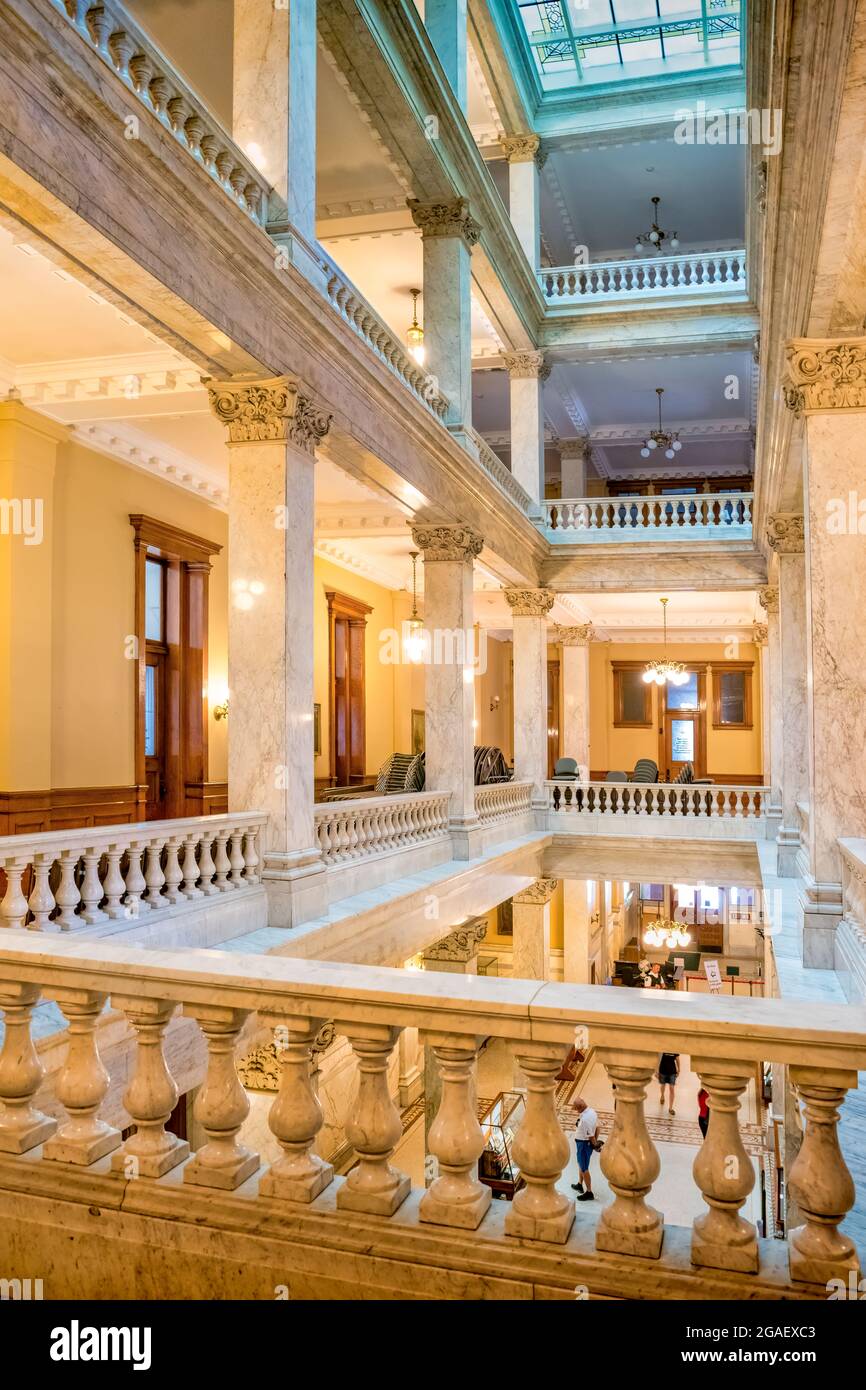 Ontario Legislature Building Interior a Toronto Canada Foto Stock