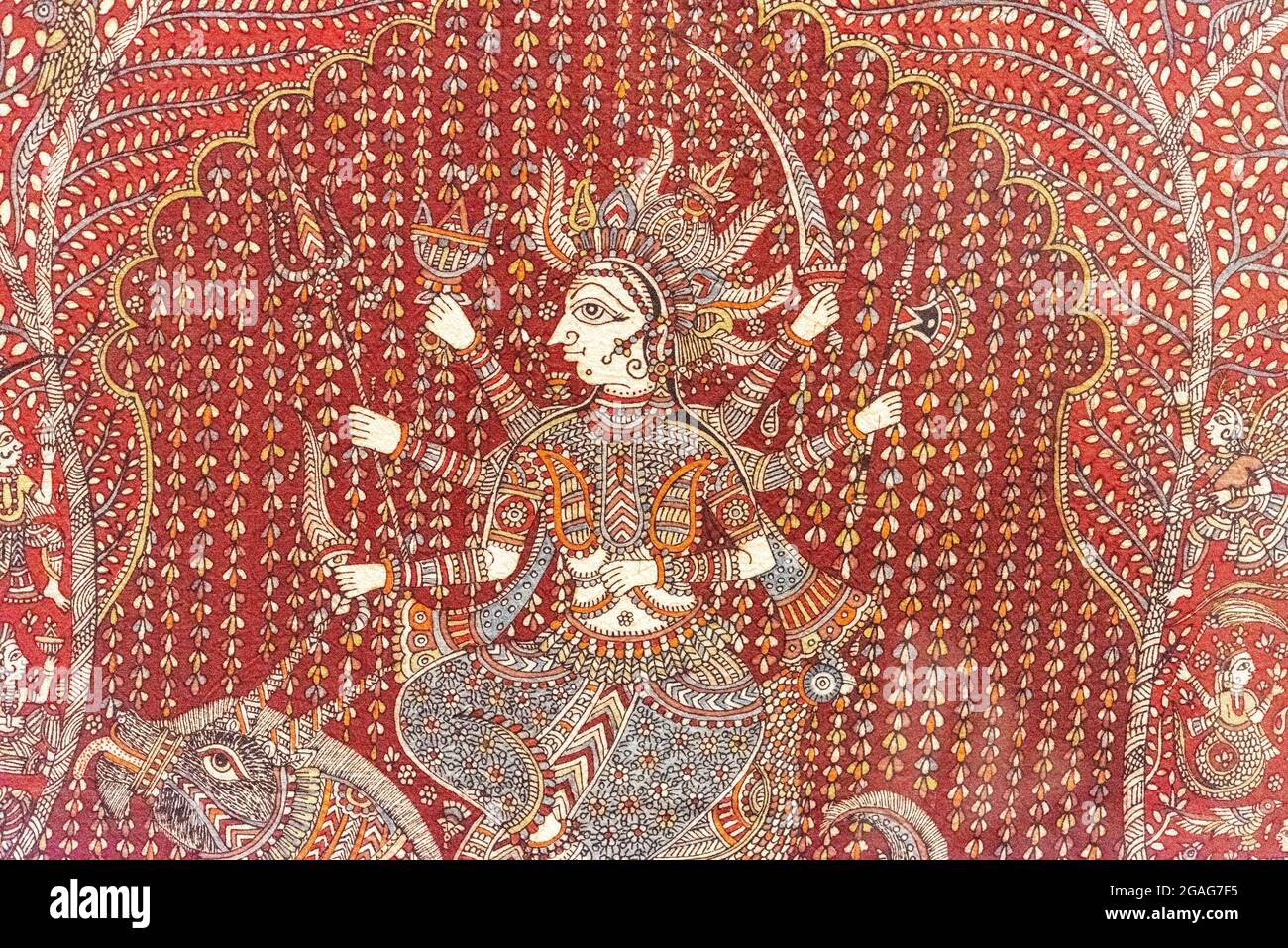 Mostra 'il panno che ha cambiato il mondo: India dipinto e stampato Cottons' al Royal Ontario Museum (ROM) a Toronto, Canada Foto Stock