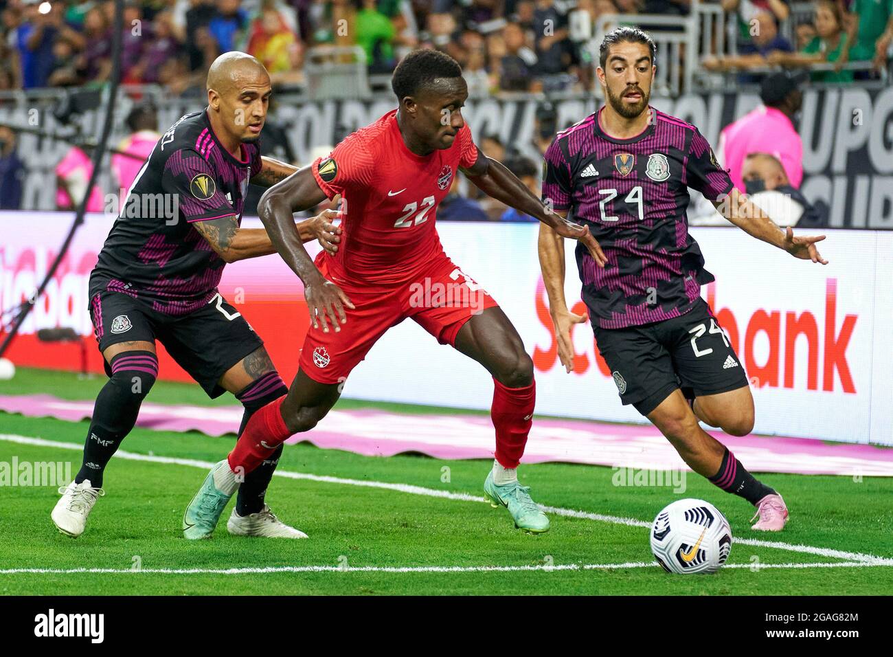 Texas, Stati Uniti. 29 luglio 2021. (SPO) CONCACAF Gold Cup Semifinale:  Messico vs Canada. 29 luglio 2021, Houston, Texas, USA: Partita di calcio  tra Messico e Canada valida per la semifinale della