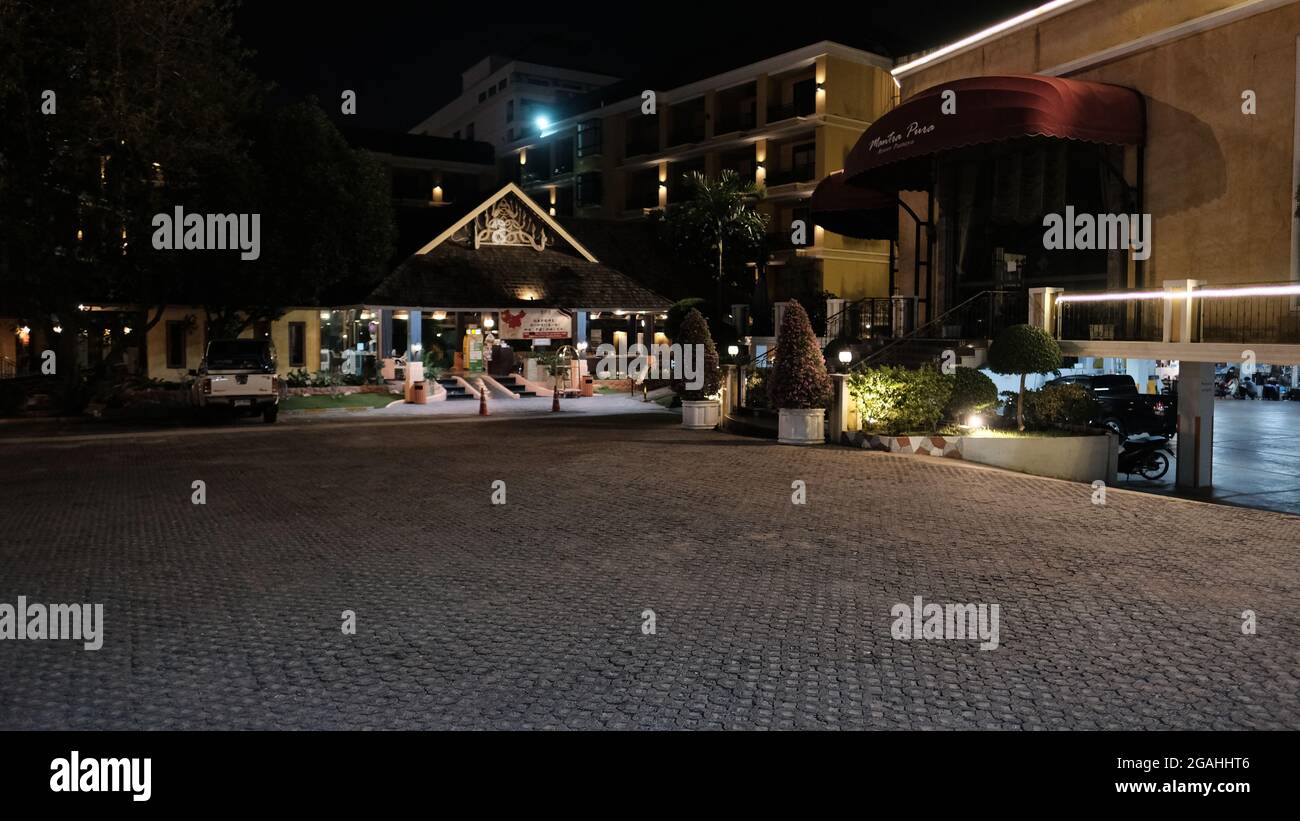 Empty Hotel Properties a Pattaya Thailandia Foto Stock