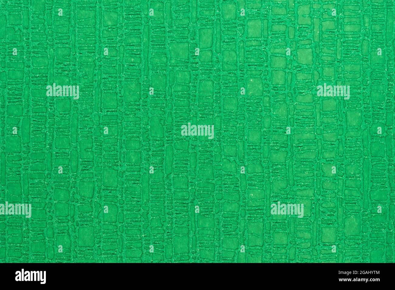 Verde glitter sfondo brillante carta da imballaggio lucida Texture Foto Stock