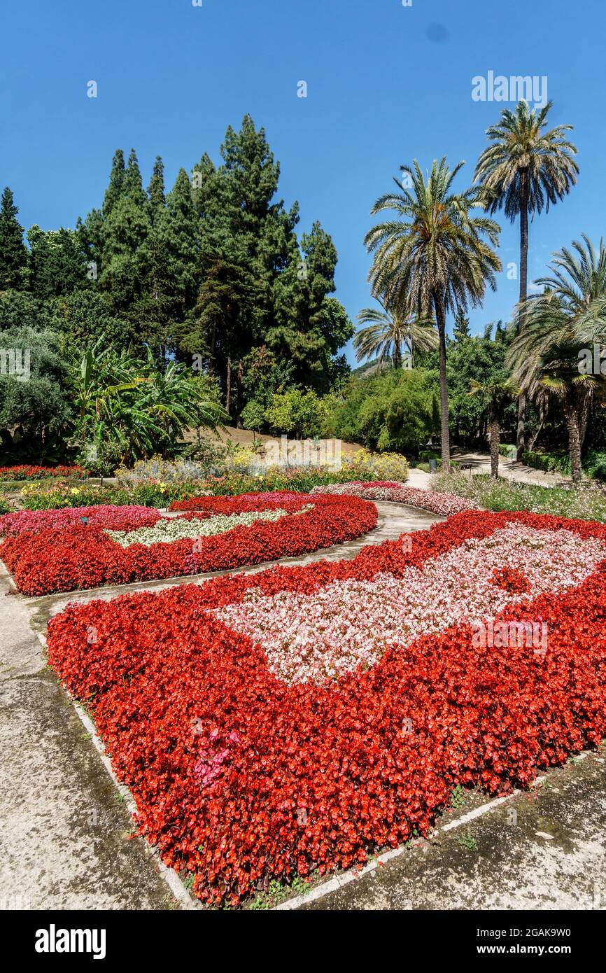 Jardín Botánico, Histórico-Concepción la, Costa del Sol, Provinz Malaga, Andalusia, Spagna, Europa, Foto Stock
