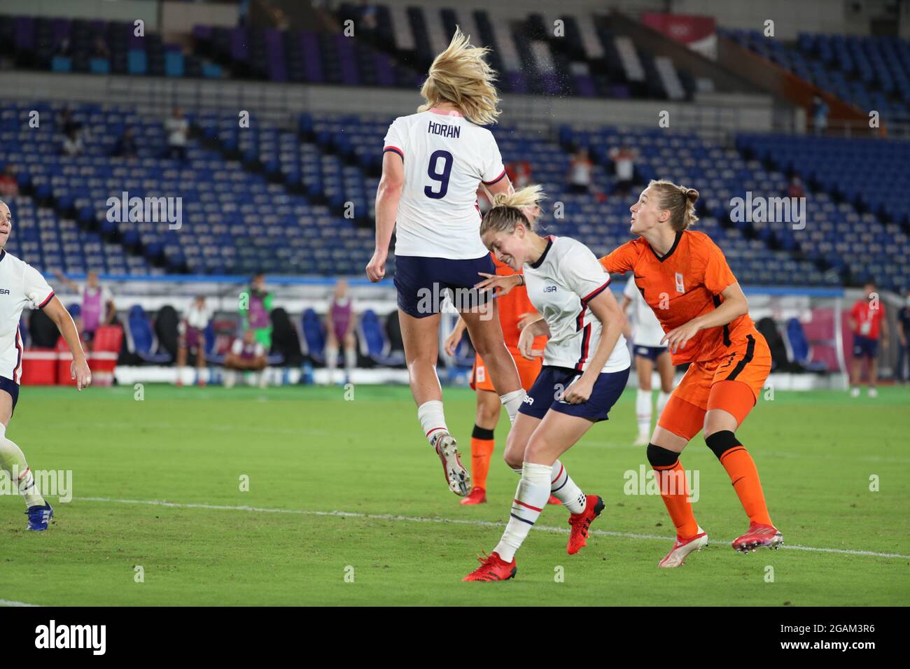 Tokyo, Kanto, Giappone. 30 luglio 2021. TOKYO, GIAPPONE, 30. LUGLIO 2021: CALCIO  FEMMINILE PAESI BASSI vs Stati Uniti in Giappone su 30.07.2021 durante LE  OLIMPIADI 2020 - 2021 a Tokyo, . questa