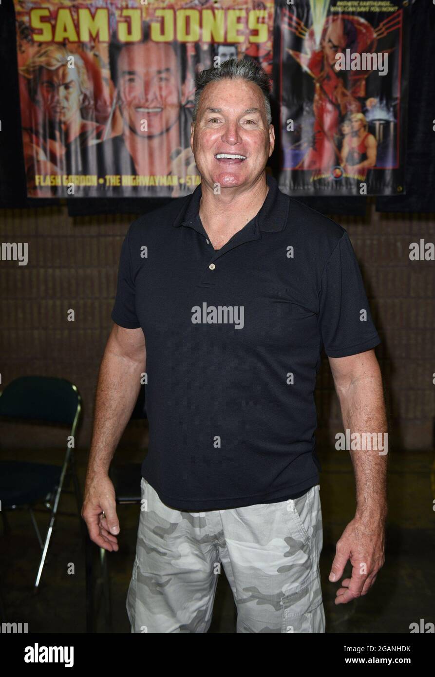 Gatlinburg, Tennessee, Stati Uniti. 31 luglio 2021. Sam Jones è presente al Smoky Mountain Fan Fest 2021, Gatlinburg Convention Center, Gatlinburg, TN, 31 luglio 2021. Credit: Derek Storm/Everett Collection/Alamy Live News Foto Stock