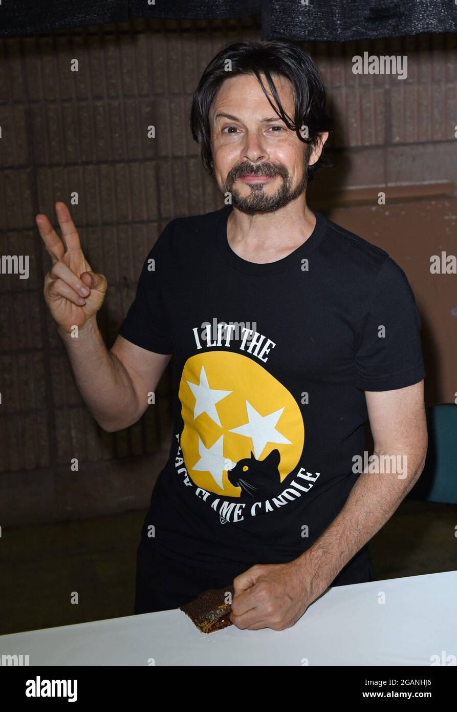 Gatlinburg, Tennessee, Stati Uniti. 31 luglio 2021. Jason Marsden è presente al Smoky Mountain Fan Fest 2021, Gatlinburg Convention Center, Gatlinburg, TN, 31 luglio 2021. Credit: Derek Storm/Everett Collection/Alamy Live News Foto Stock