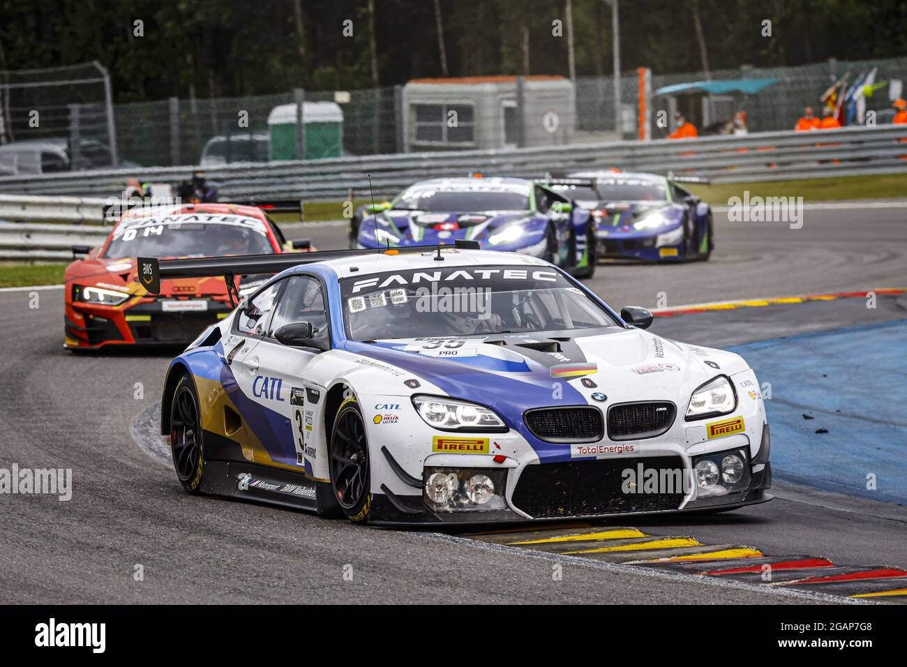 35 Glock Timo (ger), Tomczyk Martin (ger), Neubauer Thomas (fra), Walkenhorst Motorsport, BMW M6 GT3, Azione durante la TotalEnergies 24 ore di Spa, 6° round del 2021 Fanatec GT World Challenge Europe Powered by AWS, dal 28 luglio al 1 agosto 2021 sul circuito di Spa-Francorchamps, a Stavelot, Belgio - Foto Francois Flamand / DPPI Foto Stock