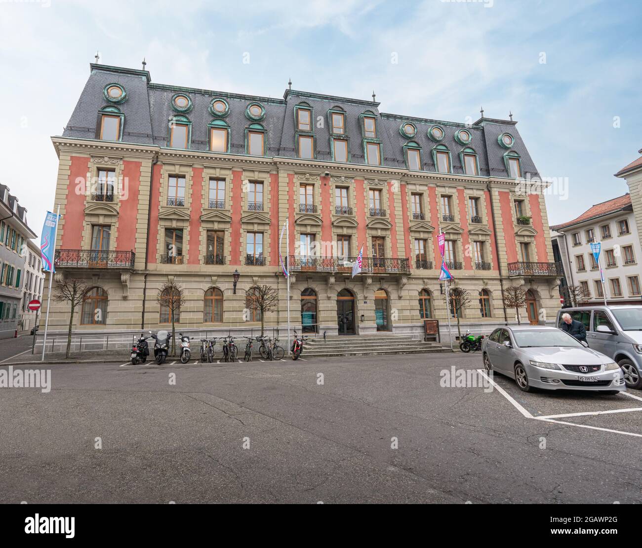 Edificio della Prefettura del Distretto di Losanna - Losanna, Svizzera Foto Stock