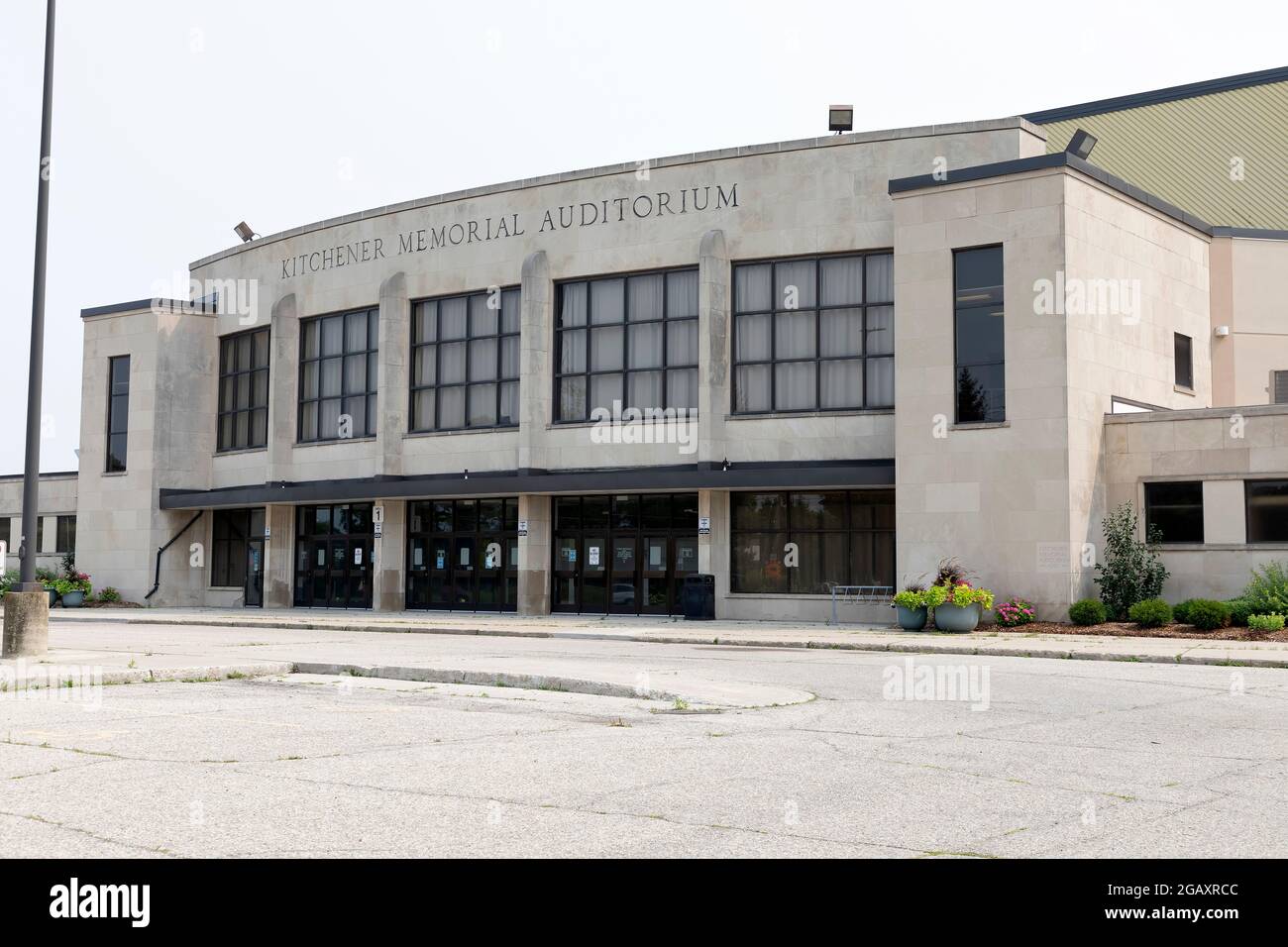 Kitchener Memorial Auditorium. Kitchener, Ontario, Canada. Foto Stock