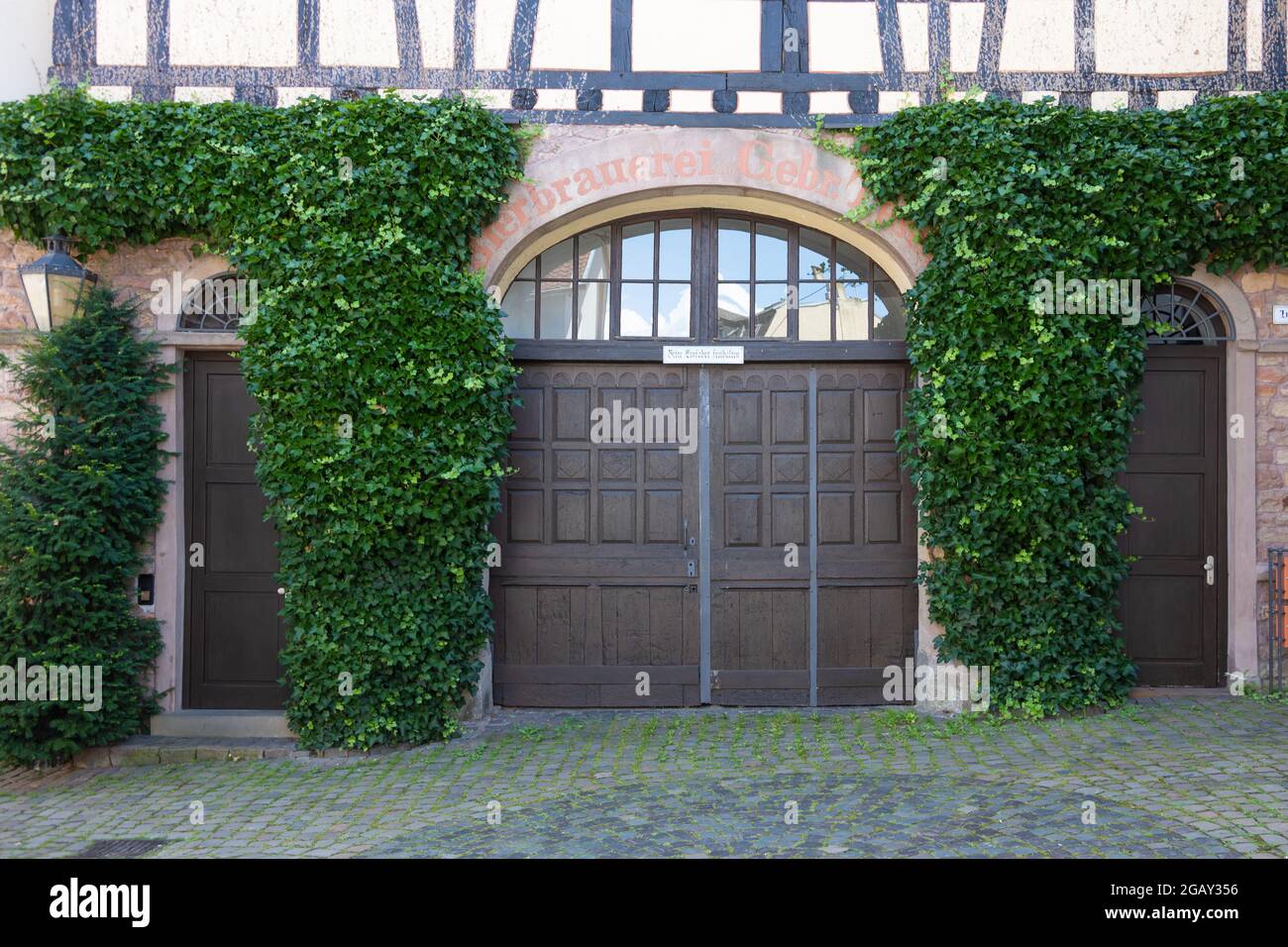 L'ex fabbrica di birra Tesch a Bad Kreuznach, Renania-Palatinato, Germania. Foto Stock