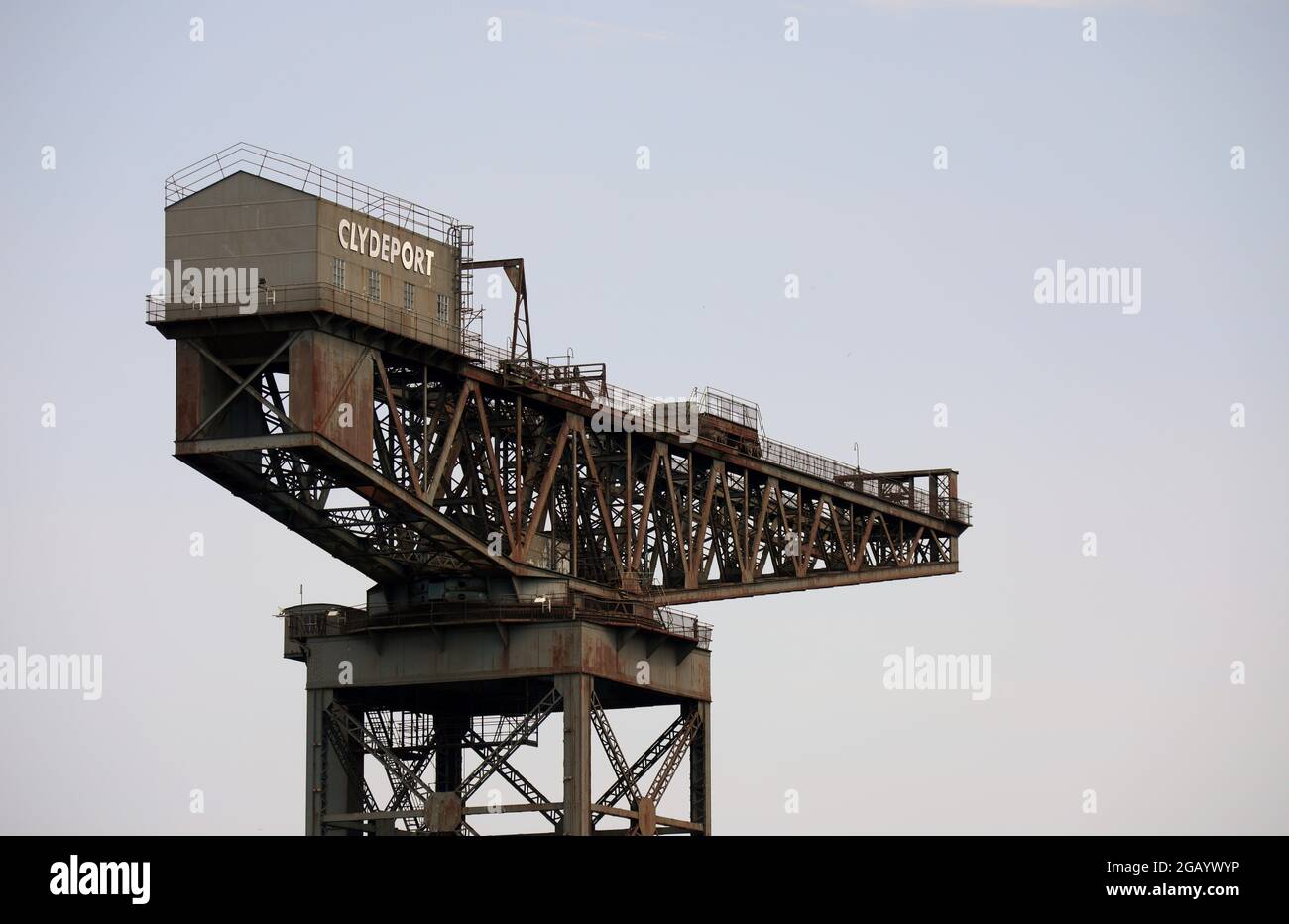 Finnieston Crane a Glasgow Foto Stock