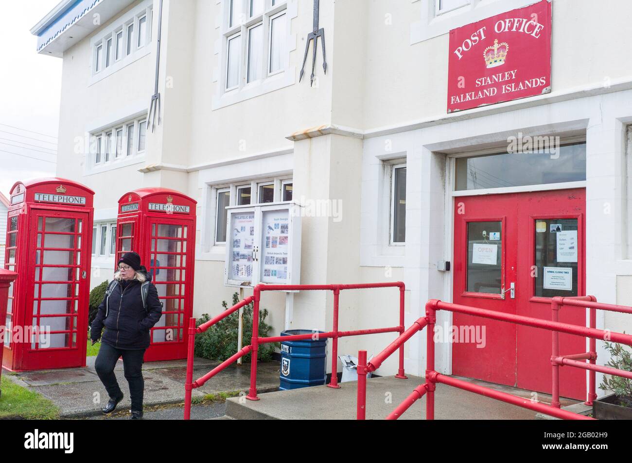 Ufficio postale di Port Stanley, Isole Falkland Foto Stock