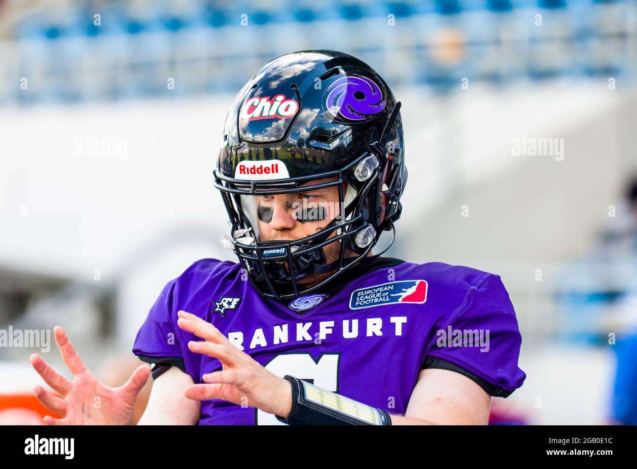 6 Moritz Johannknecht / Frankfurt Galaxy Foto Stock