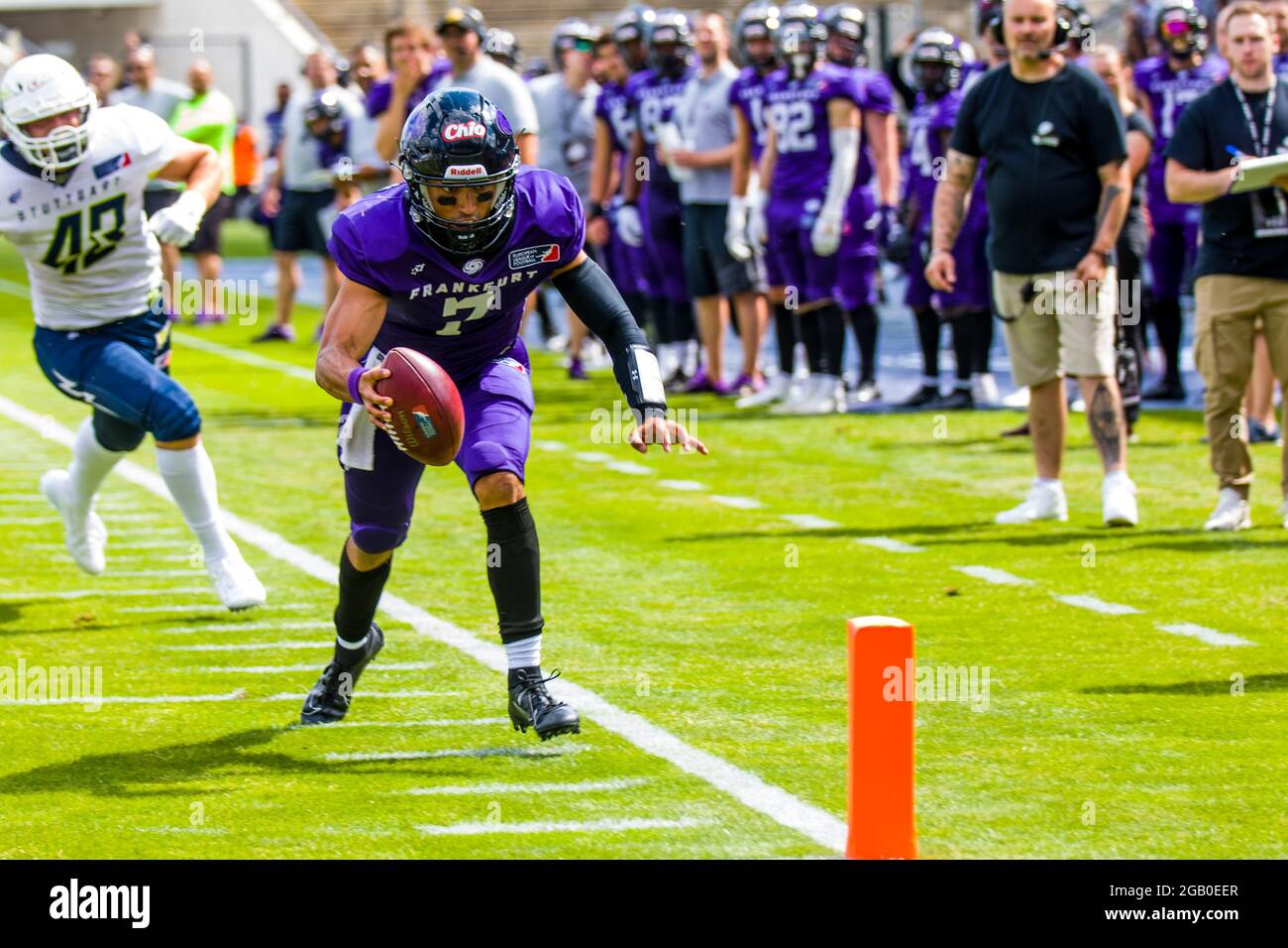 TD Frankfurt Galaxy / QB 7 Jakeb Sullivan Foto Stock