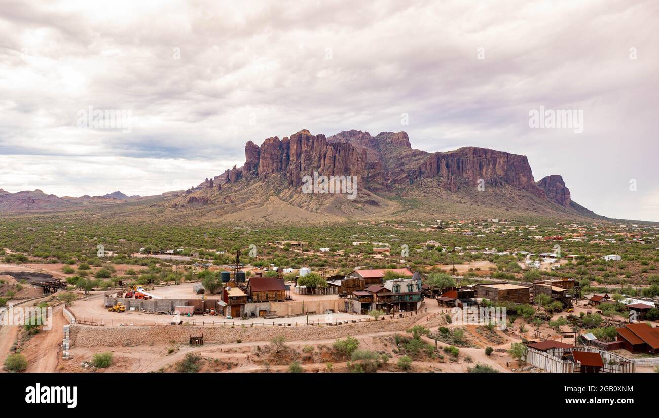 Goldfield Ghost città in Arizona ad est di Phoenix Foto Stock
