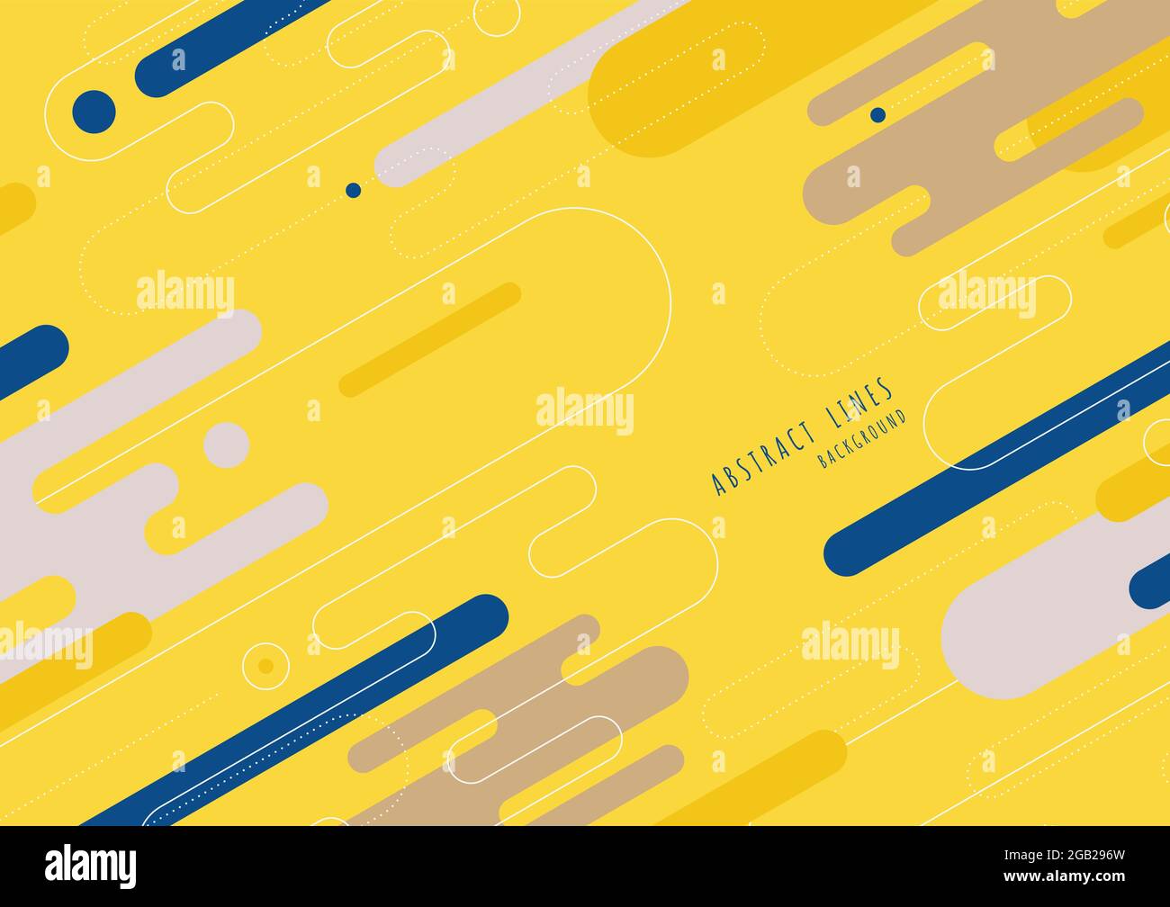 Colori astratti disegno estivo di forme geometriche. Decorare per decorare il modello di poster. Illustrazione Vettoriale