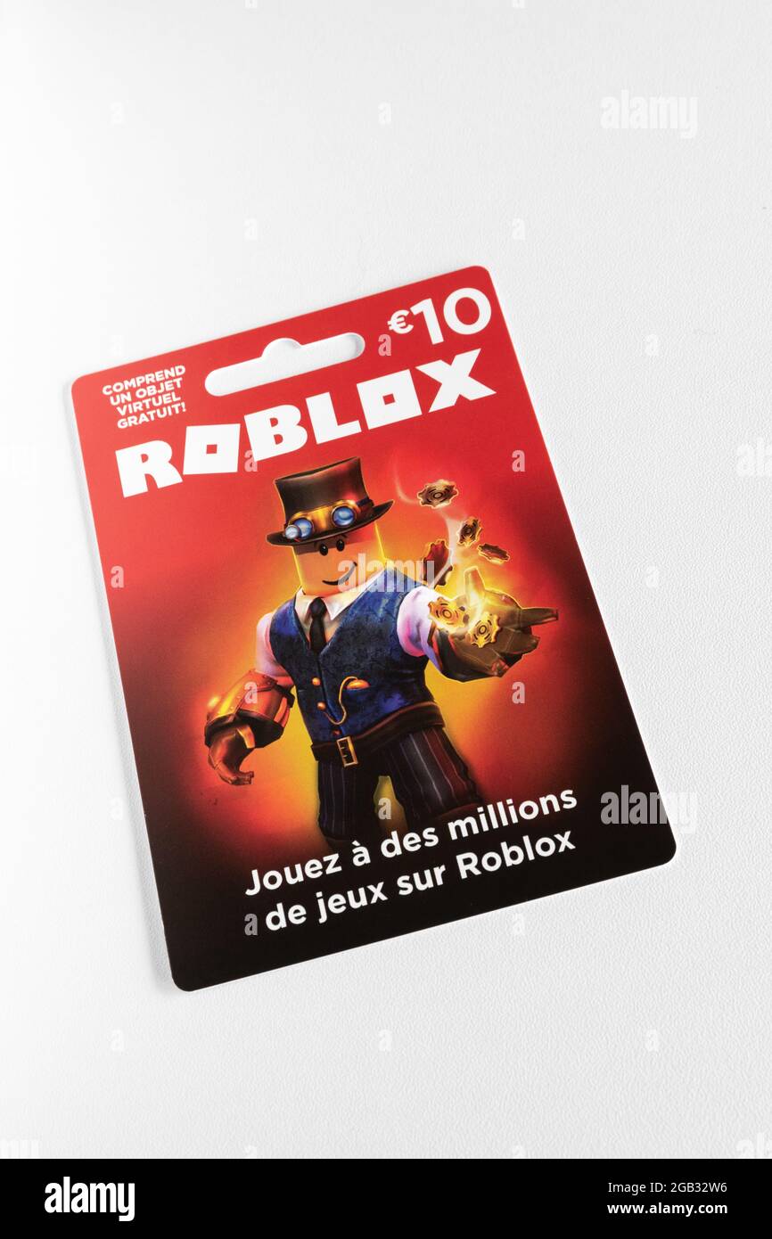 Roblox gioco carta regalo, roblox è un multiplayer online video game Foto  stock - Alamy