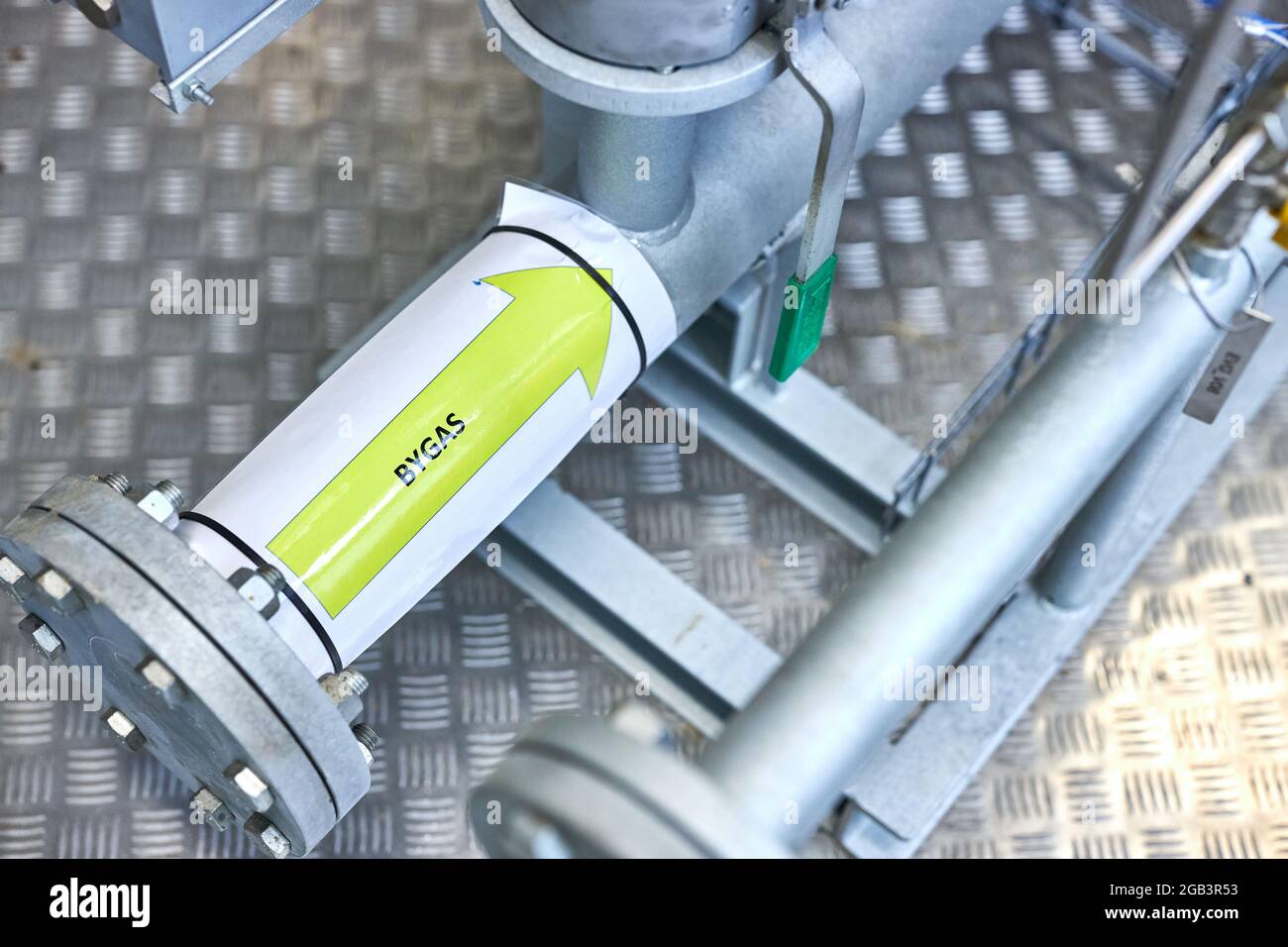 primo piano di costruzioni e apparecchiature elettriche Foto Stock