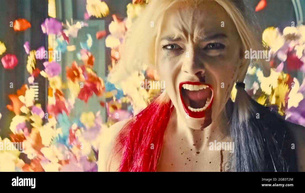 SUICIDE SQUAD 2016 Warner Bros Pictures film con Margot Robbie Foto Stock