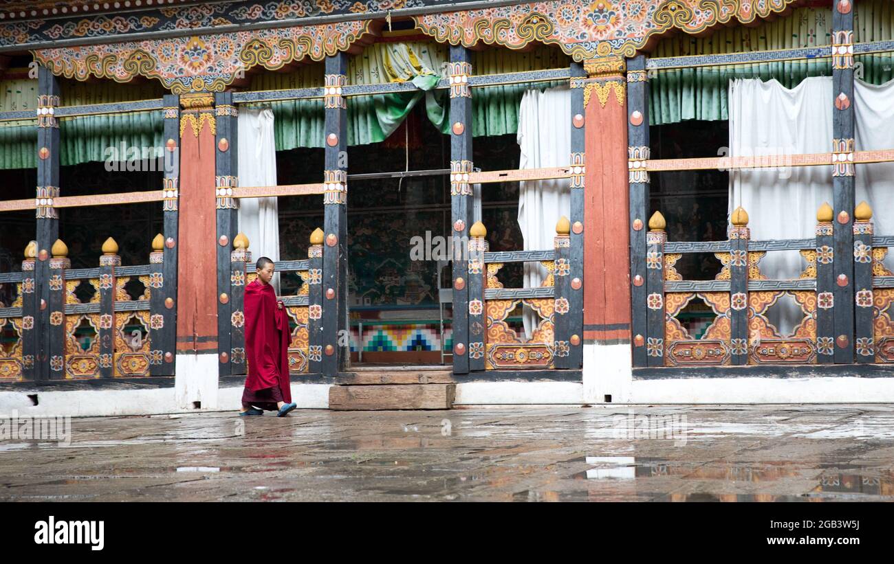 Punakha Dzong Foto Stock