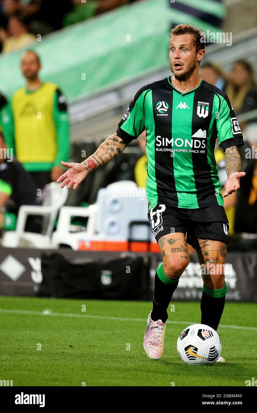 Melbourne, Australia, 1 aprile 2021. : Alessandro Diamanti del Western United durante la partita di calcio della Hyundai A-League tra il Western United FC e il Melbourne City FC. Credit: Dave Hewison/Speed Media/Alamy Live News Foto Stock