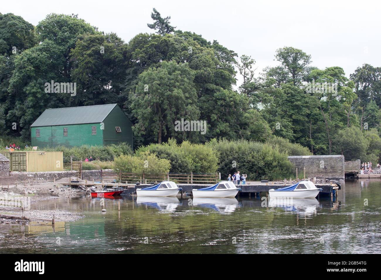 Pooley Bridge Ullswater Lake District Foto Stock