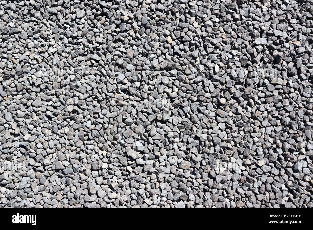 Struttura di pietre piccole, grigie, ruvide Foto Stock