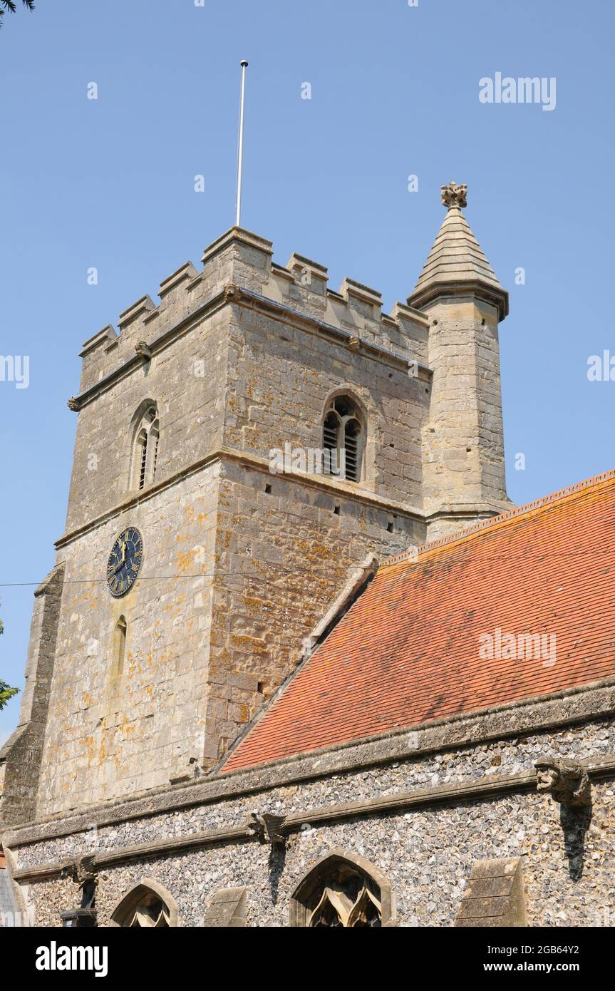 St Leonard Church, Watlington, Oxfordshire Foto Stock