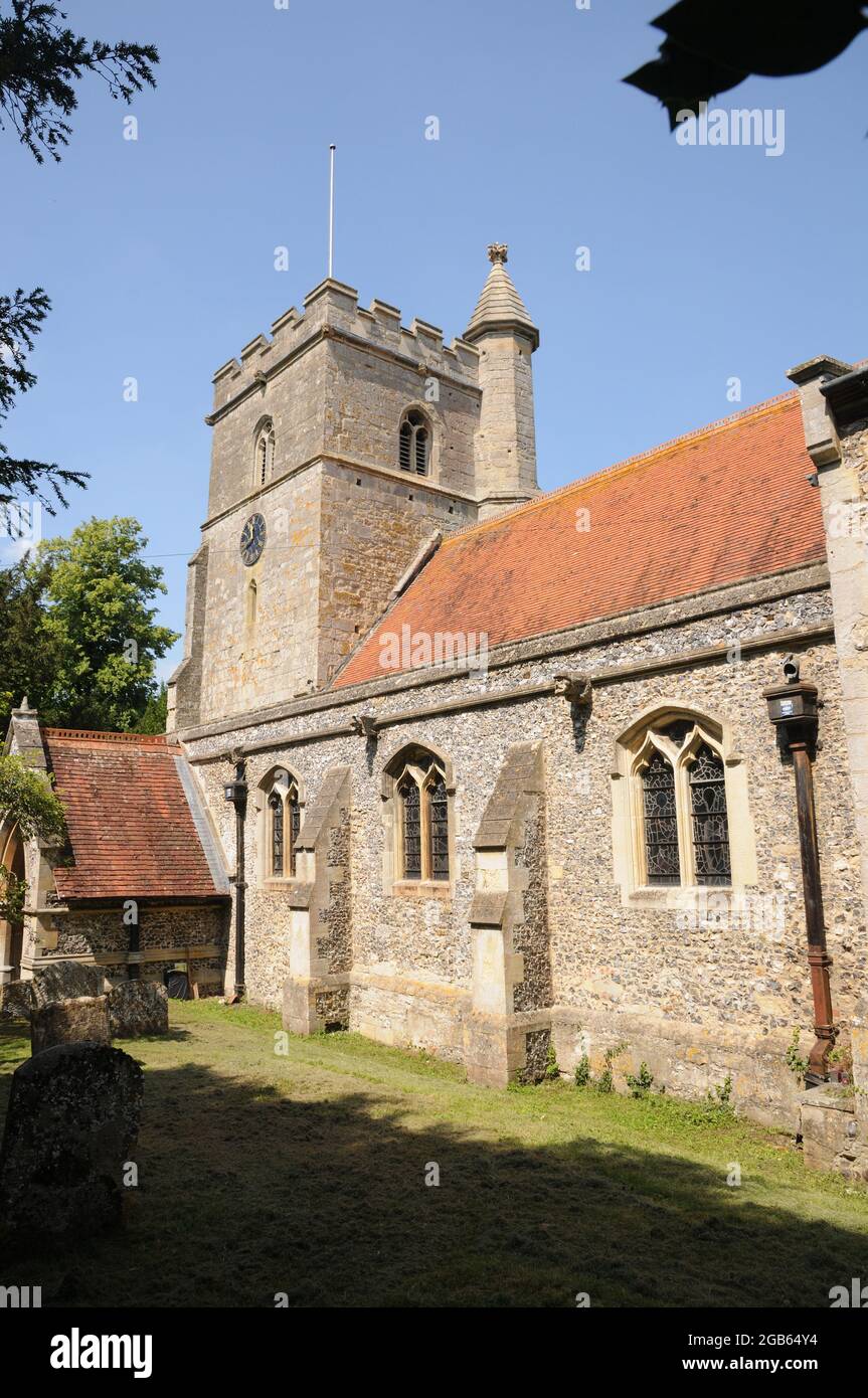 St Leonard Church, Watlington, Oxfordshire Foto Stock