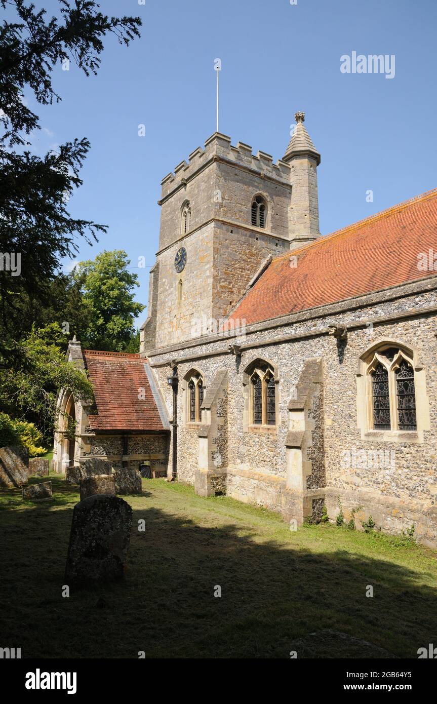 St Leonard Church, Watlington, Oxfordshire Foto Stock