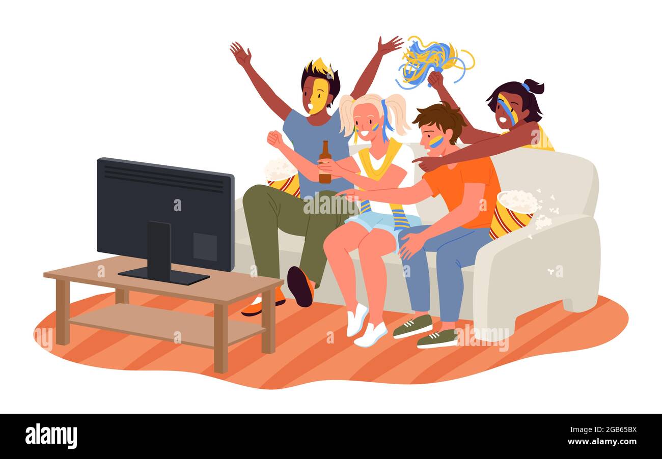 Personaggi amanti in piedi, abbraccianti e sorridenti, cucina cibo, dormire in camera da letto isolato su bianco. Le coppie trascorrono del tempo felice insieme a casa Illustrazione Vettoriale