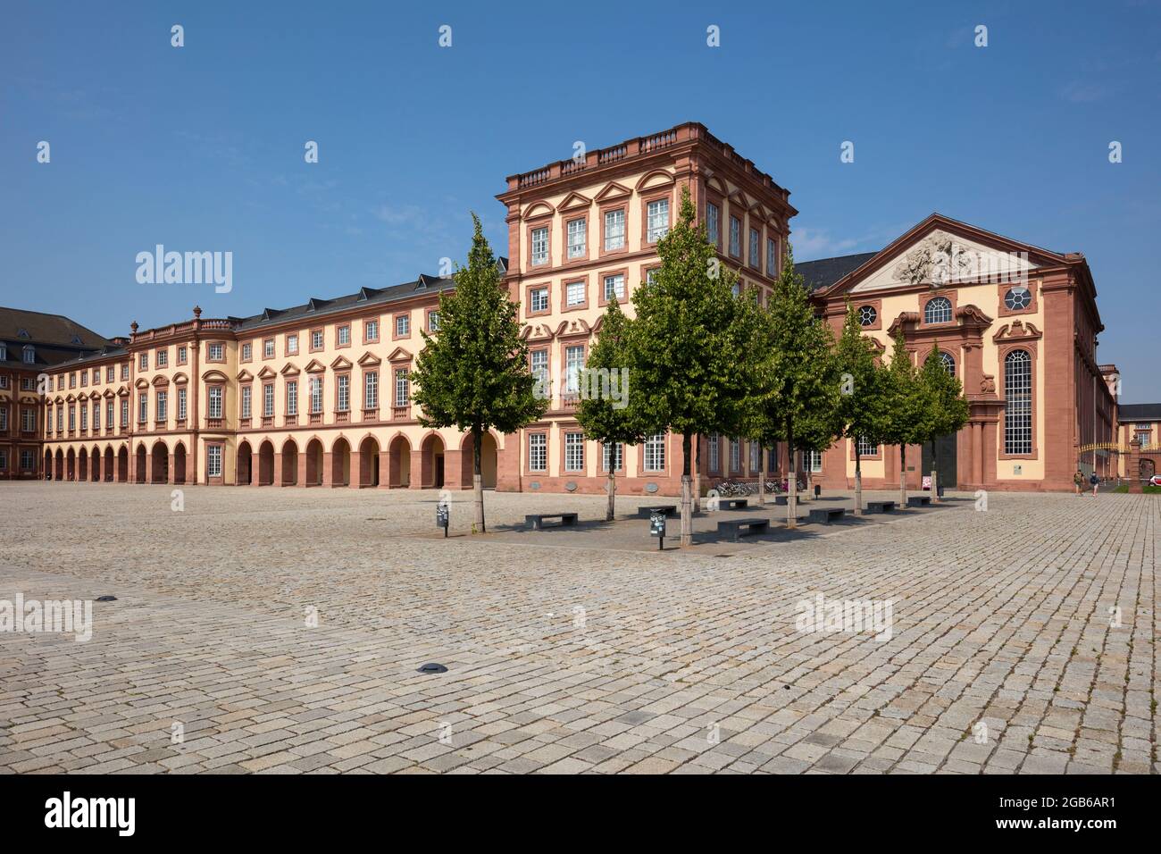 Geografia / viaggio, Germania, Baden-Wuerttemberg, Mannheim, castello, PALAZZO BAROCCO, INFORMAZIONI-AGGIUNTIVE-DIRITTI-DI-LIQUIDAZIONE-NON-DISPONIBILI Foto Stock