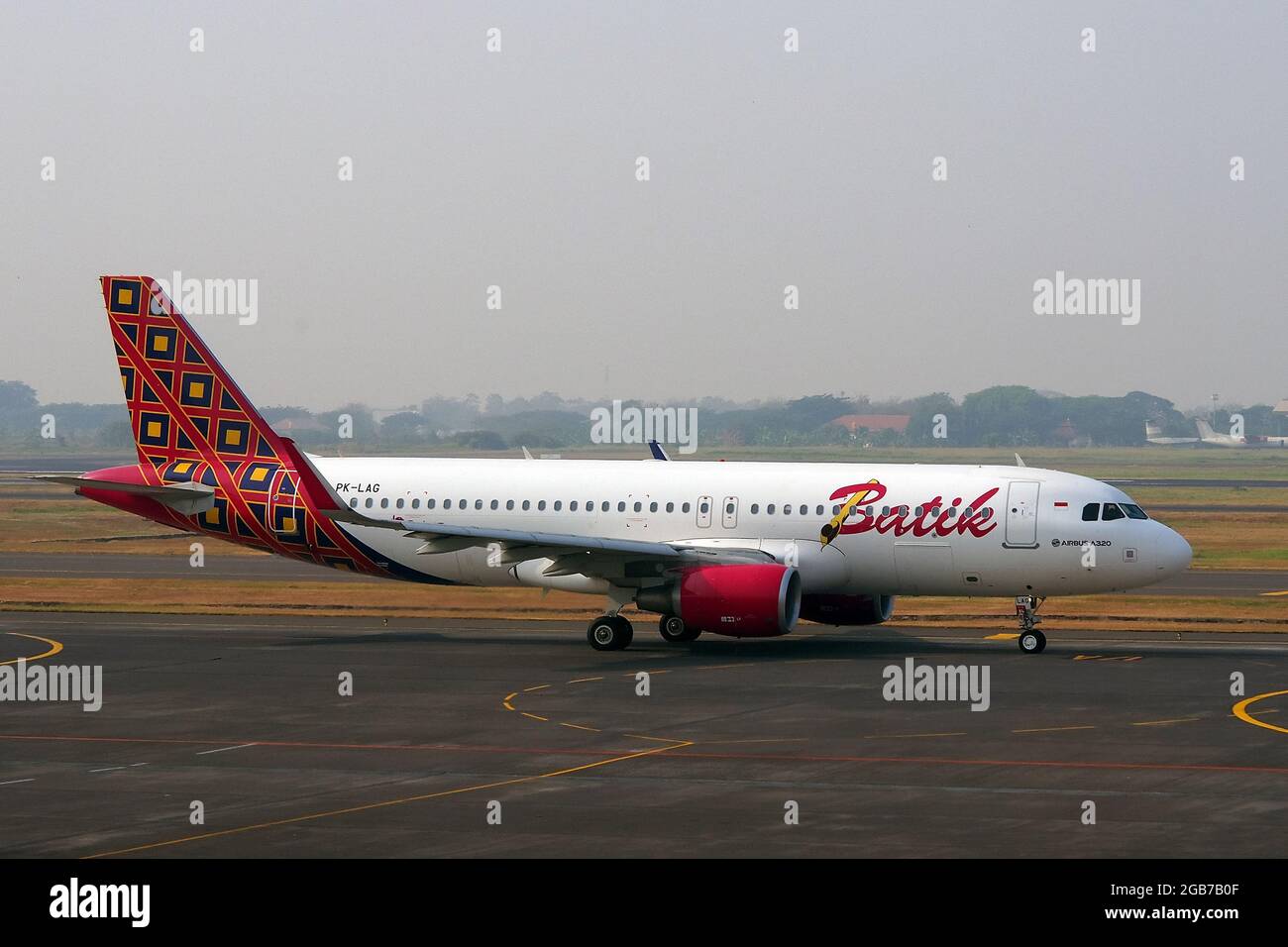 Batik Air (è una compagnia aerea di linea indonesiana), Airbus A320 Foto Stock