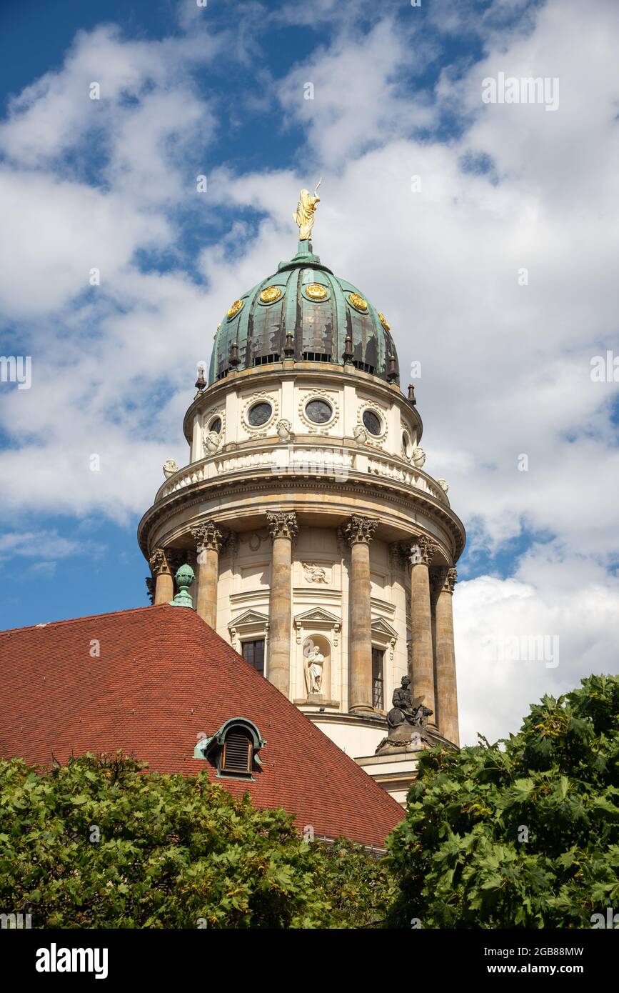 cattedrale di francia a Gendarmenmarkt a Berlino, Germania Foto Stock