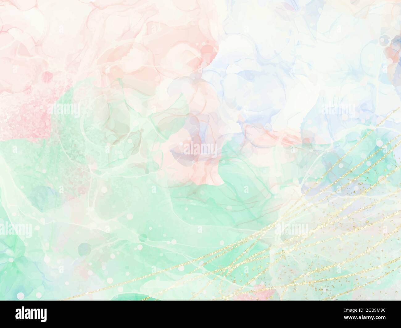 Abstract alcol inchiostro texture marmo stile sfondo. Disegno di illustrazione vettoriale EPS10. Foto Stock