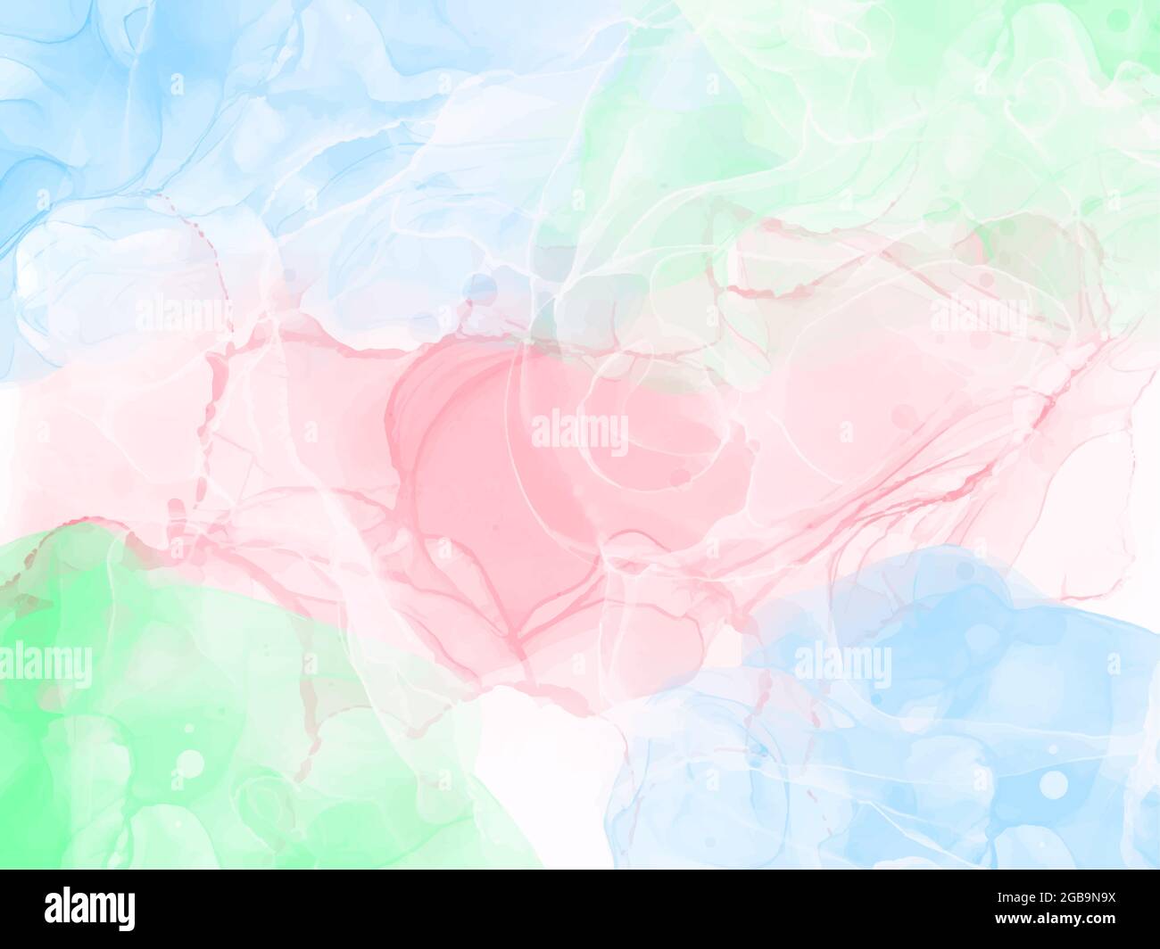 Abstract alcol inchiostro texture marmo stile sfondo. Disegno di illustrazione vettoriale EPS10. Foto Stock