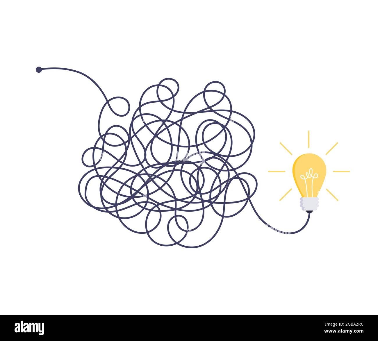 Un modo semplice e complesso dall'inizio all'idea. Caos semplificazione, risoluzione dei problemi e soluzioni aziendali idea di ricerca concetto vettore illustrazione. Illustrazione Vettoriale Un modo semplice e complesso dall'inizio all'idea. Caos semplificazione, risoluzione dei problemi e soluzioni aziendali idea di ricerca concetto vettore illustrazione. Illustrazione Vettoriale