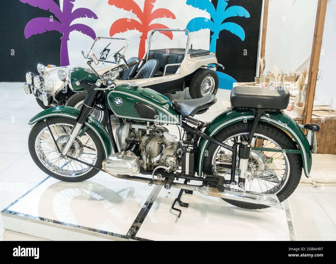 Moto BWW Foto Stock
