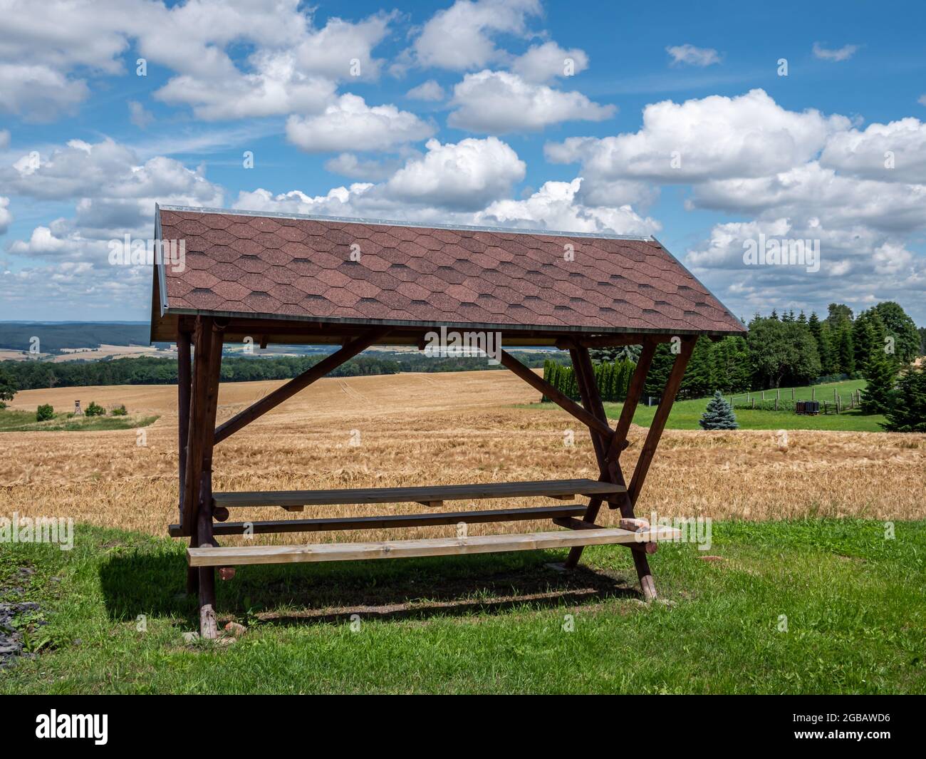 Riposate nel Parco Nazionale della Foresta Turingia Foto Stock