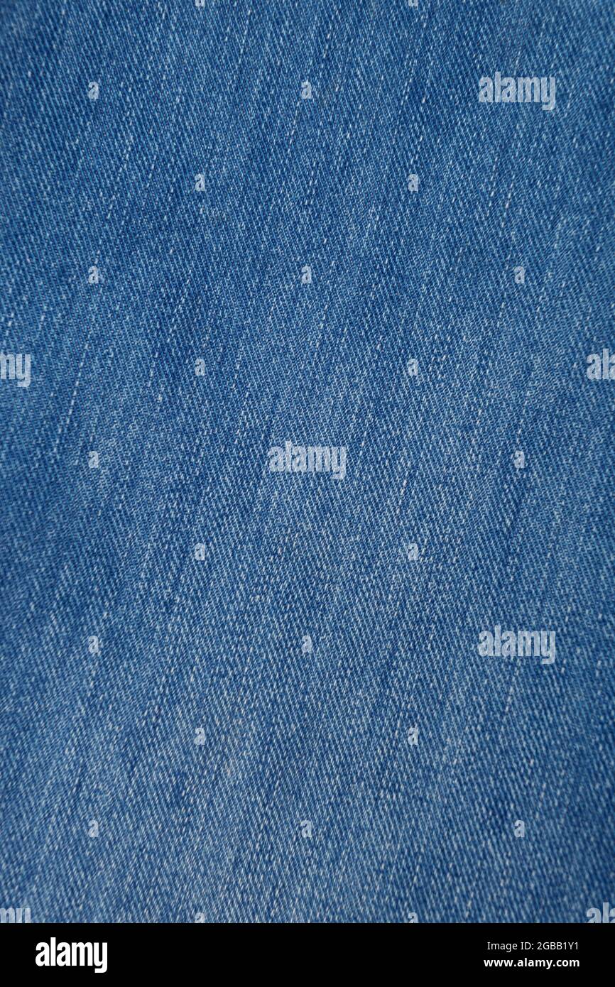 jeans shabby denim blu tradizionale texture Foto Stock