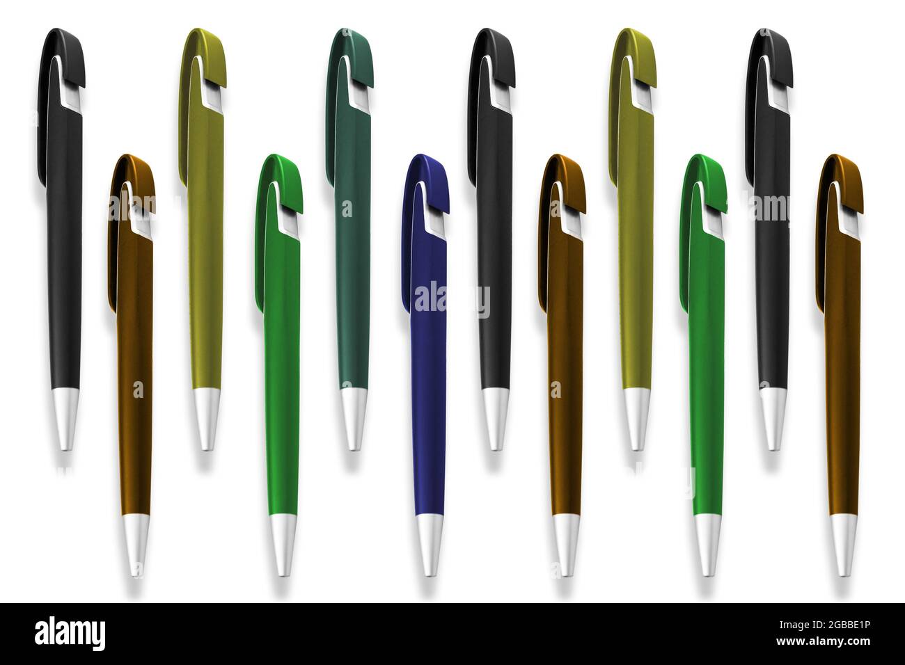Muji Set di 6 Penne a Sfera con Inchiostro Gel, Multicolore, Punta
